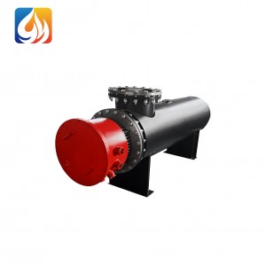 Chemical reactor pipeline heater