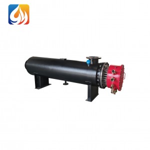 Chemical reactor pipeline heater