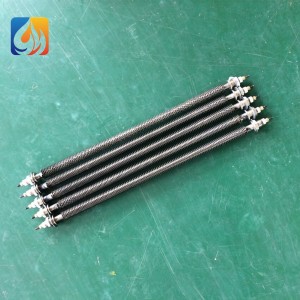 110V straight shape fin air tubular heating element