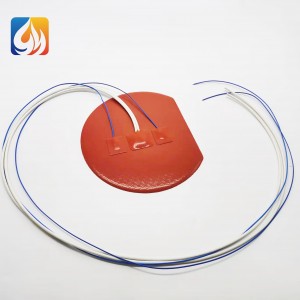 Almofada de aquecimento de borracha de silicone flexível personalizada com termostato