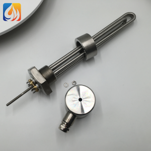 Stainless steel 316 immersion flange heater for industrial liquid heating