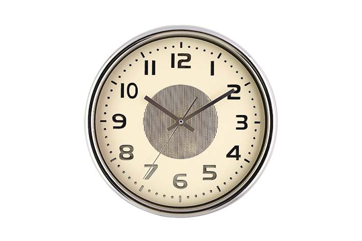 Plating clock Customized dial wall clock Plastic Round Silent Non-Ticking Wall Clock Easy to Read for Home Office & School Decor