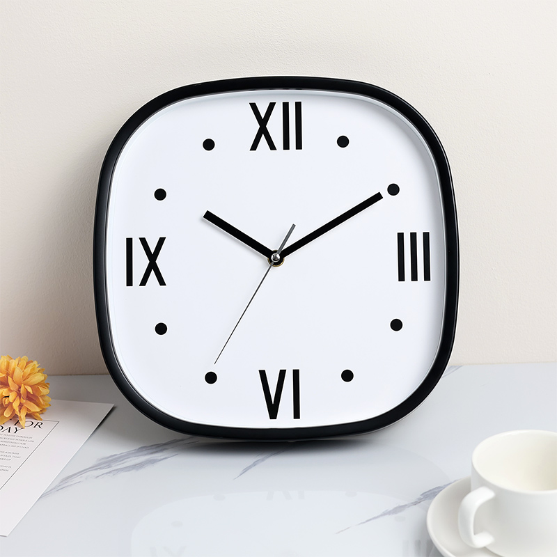 12 Inch Silent Home office wall decoration custom Square Wall Clock