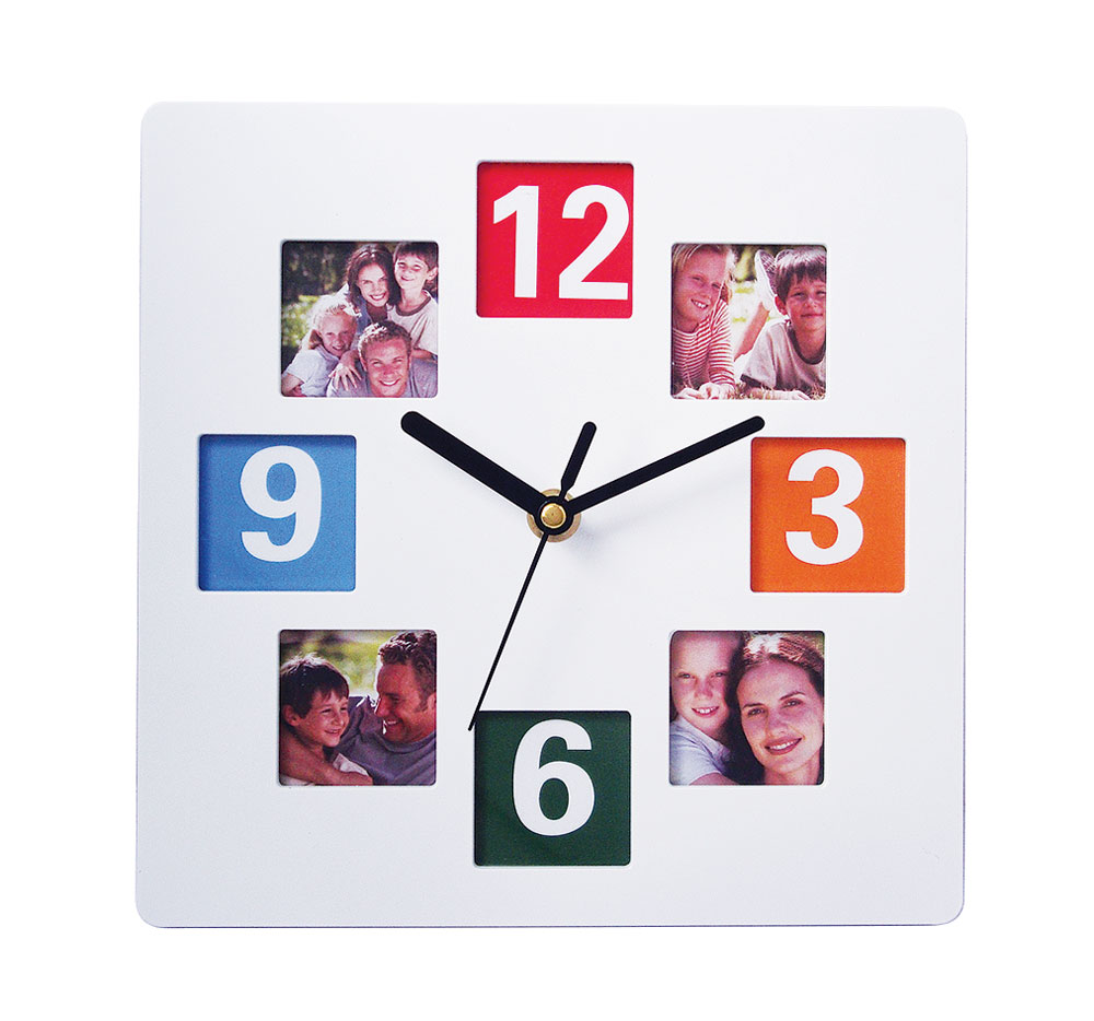 8inch small size photo frame wall  clock