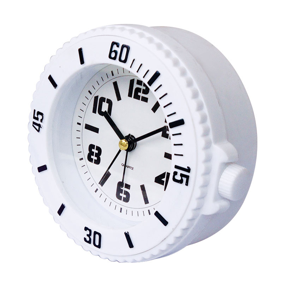 Fashion New Design  Plastic Round Alarm Clock