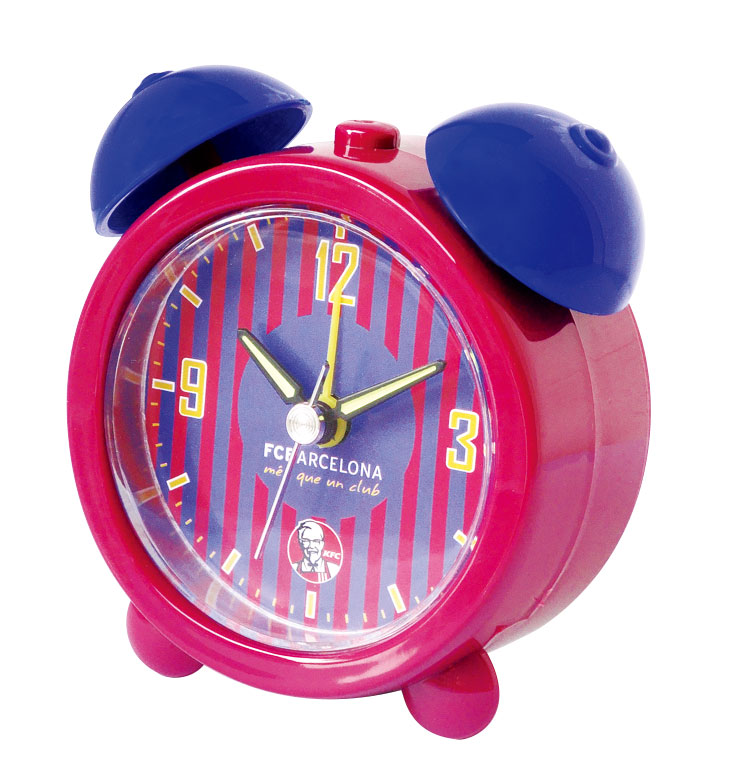 New Design Cheaper Plastic Round Alarm Clock