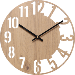 OEM Supply Battery Powered Clock - Super Silent MDF Wall Clock for Bedroom Bathroom Living Room Kitchen Dinning Room Office Home Decoration Wall – Wansike