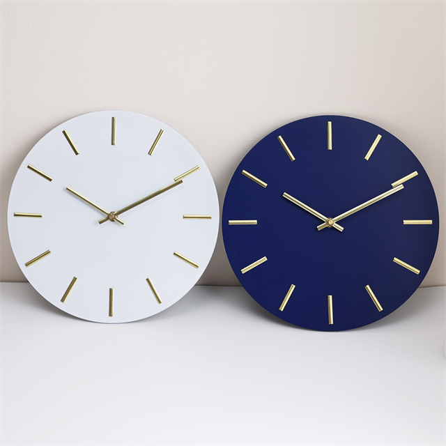 Super Silent MDF Simple Wall Clock for Bedroom Bathroom Living Room Office Home Decoration Wall