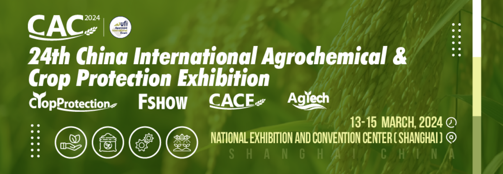 The 24th China International Agricultural Chemicals and Crop Protection Equipment Exhibition (CACE2024)