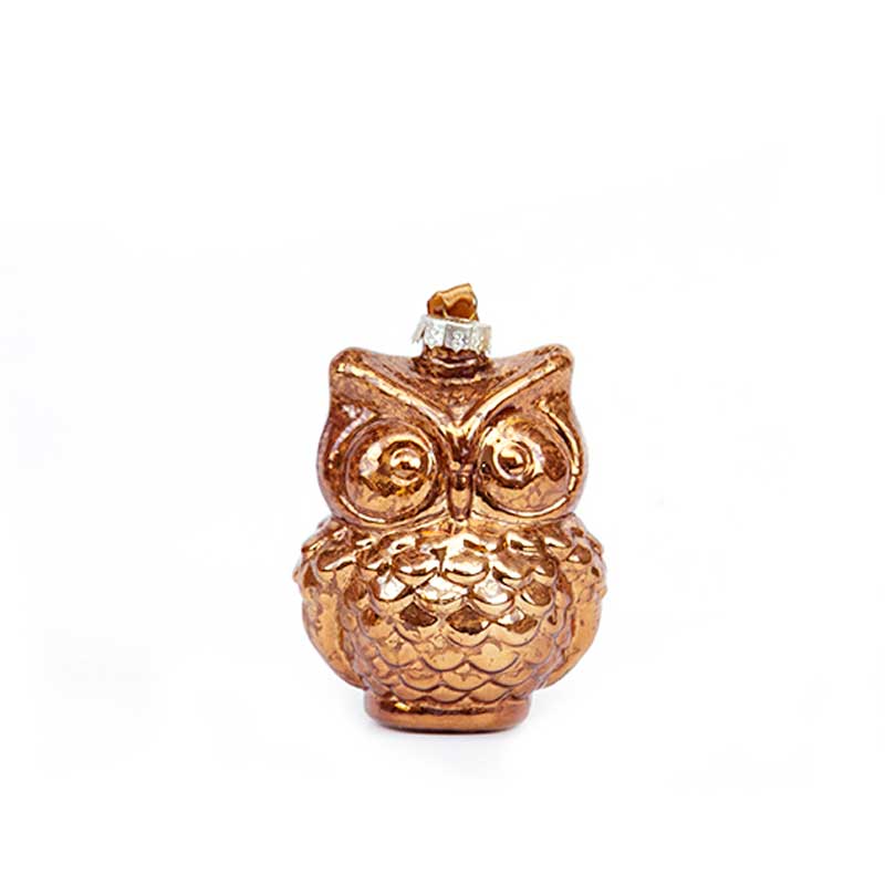 Lowest Price For Glass Pumpkin Ornaments - Glass Owl Collection – Fushengda