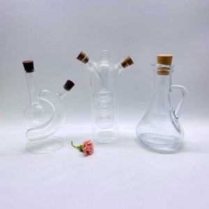 One Of Hottest For Colored Glass Candle Holders - Glass Vinegarr Bottle – Fushengda