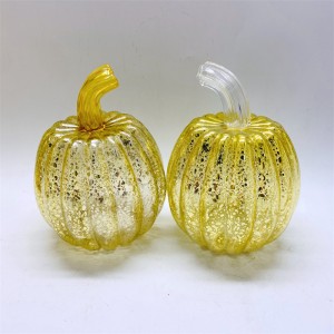 Wholesale Pumpkin Shape Glass Decoration