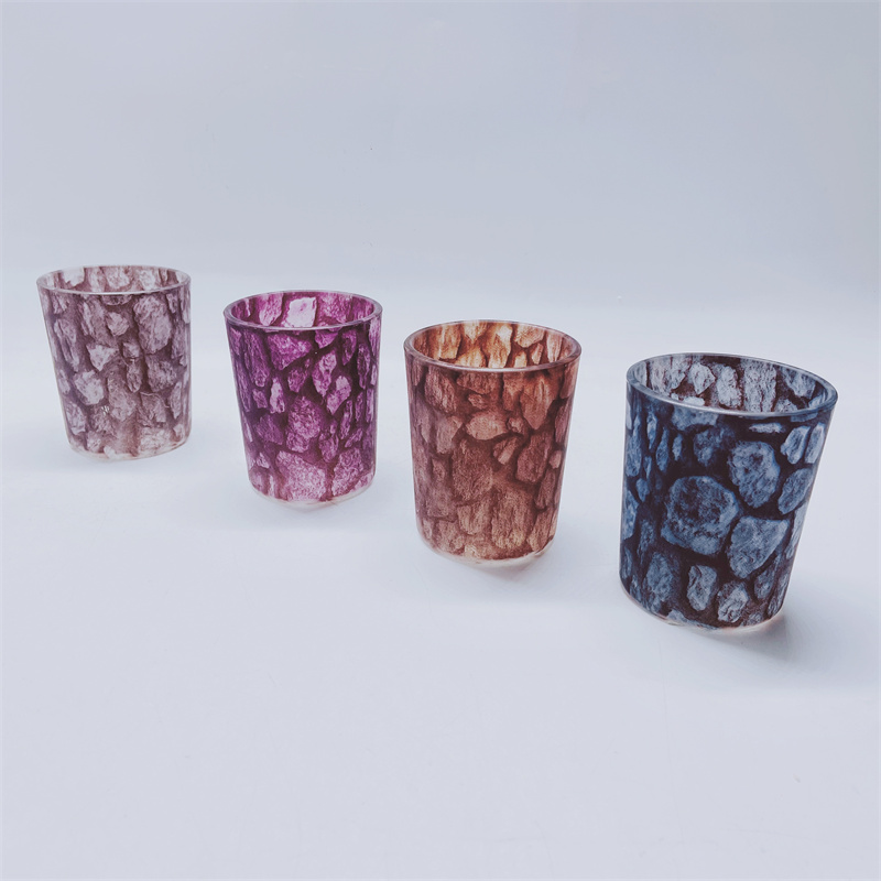 2022 Good Quality Glass Mirror Vase - Hot Sale Glass Candle Holder for Home Decoration – Fushengda