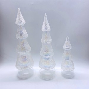 LED Glass Christmas Tree 