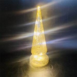 2022 Christmas Glass Tree with LED lights