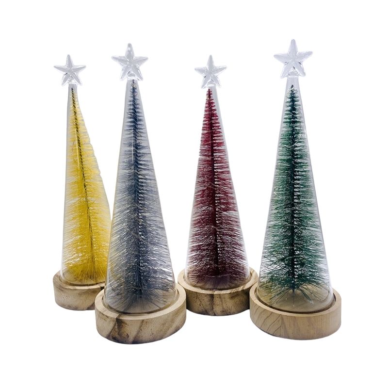 2022 High Quality Gold Mercury Glass Ornaments - Home Decoration Glass Christmas Tree – Fushengda