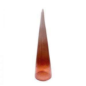 High Quality Small Glass Candle Holders - 2022 Christmas Glass Tree with LED lights – Fushengda