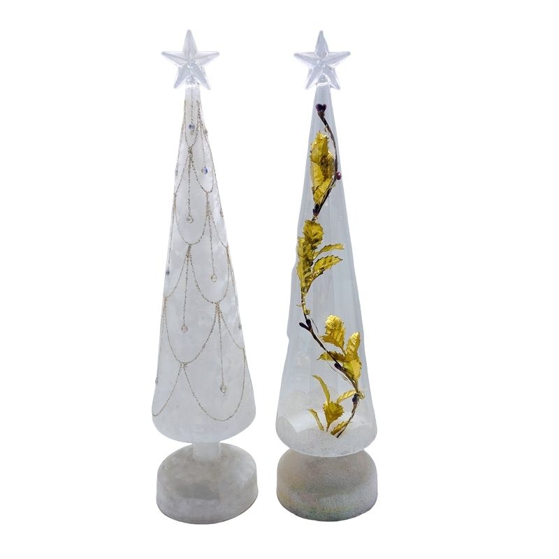 Hot sale Glass Candle Holder Set - Factory Price Custom Size Christmas tree – Fushengda