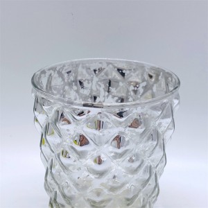 Candlestick of Glass of Classic Contracted Decorative Pattern