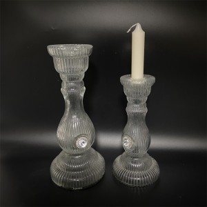 Hot Sale Glass Candle Holder for Home Decoration