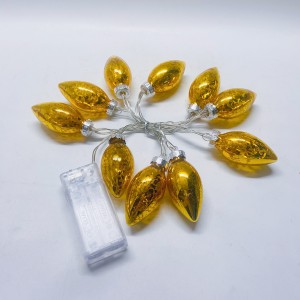 Glass string ornament lighting