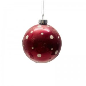 Factory Wholesale Christmas Tree Hanging Glass Decoration Ball Ornaments