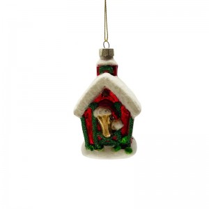 Hot Sell Holiday Decor Souvenirs Christmas Gift Resin Christmas Tree Hanging Ornaments