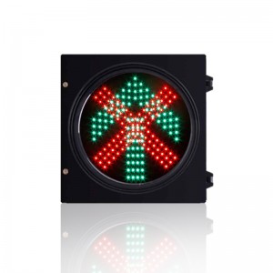Red Cross And Green Arrow Signal Light