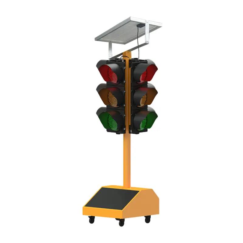 300mm 400mm Solar Mobile Portable Traffic Light For Emergency Featured Image
