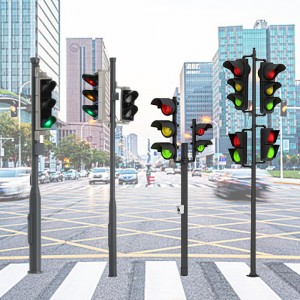 Outdoor Galvanized Steel Traffic Signal Lighting Pipe