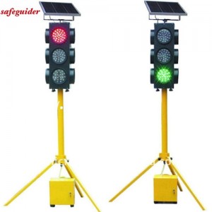 Custom OEM Solar Traffic Light Price - Full Screen Portable Solar Traffic Light  – Qixiang