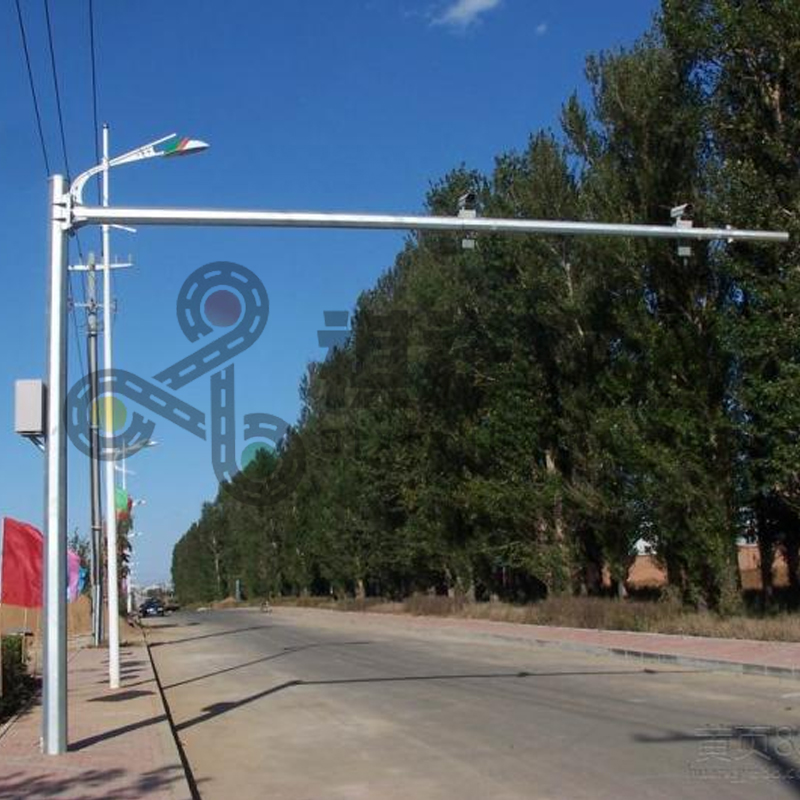 How to design the shape of the traffic signal pole arm?
