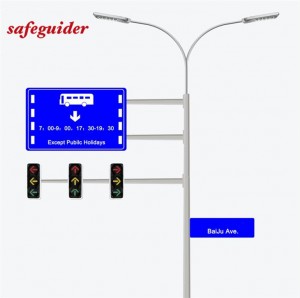 Signal Lights And Signs Share Pole