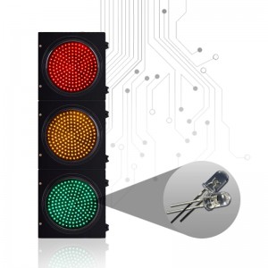 Červený zelený LED semafor 400mm