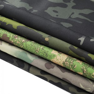 China Manufacture Printed Oxford Fabric 600D Nylon Pu Coated Camouflage Digital Waterproof Fabric Outdoor Tent Product