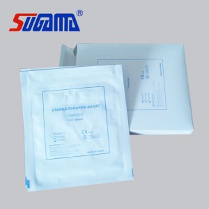 5x5cm 10x10cm 100% cotton sterile Paraffin Gauze