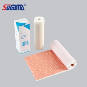 Medical factory direct 100% cotton fabric snowflake aperture zinc oxide plaster roll
