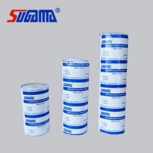 Disposable wound care pop cast bandage with under cast padding for POP