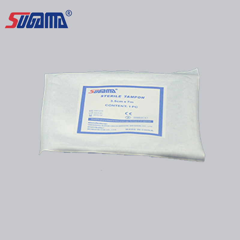 medical high absorbency EO steam sterile 100% Tampon Gauze
