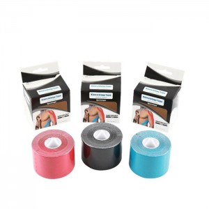 Colorful and breathable elastic muscle kinesiology adhesive tape for Athletes