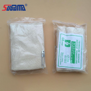 Disposable medical surgical cotton or non woven fabric triangle bandage