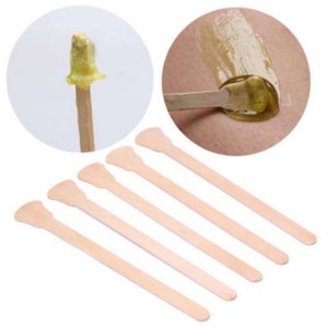 Taille professionnelle Popsicle dur Salon dépilatoire jetable abaisse-langue spatule en bois bâton de cire applicateur d'épilation