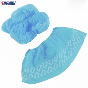 Non Woven or PE Disposable Blue Shoe Cover