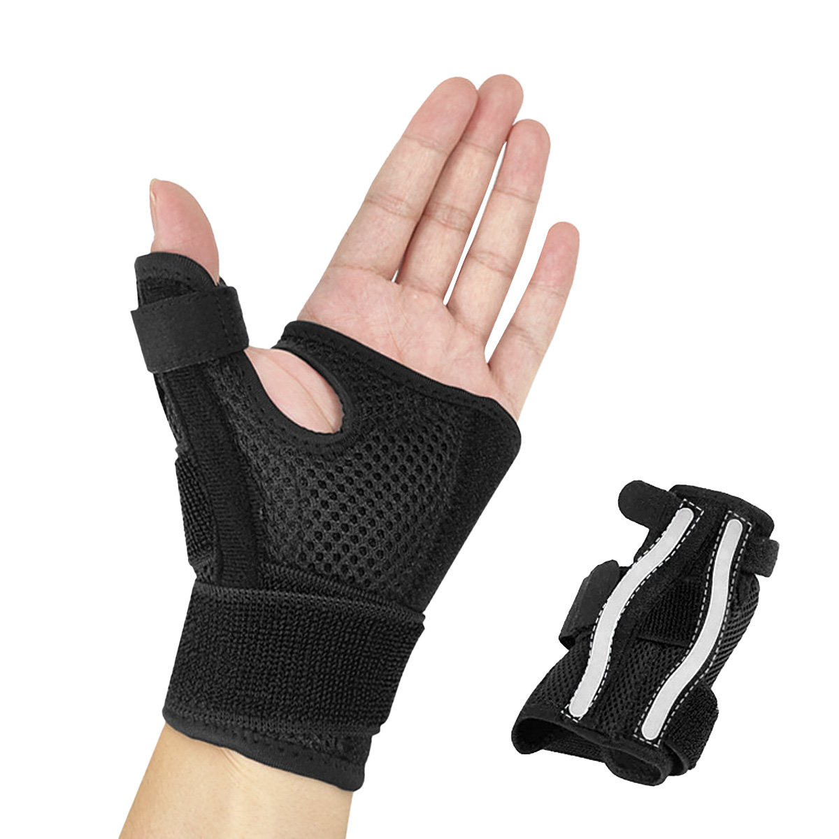 Factory For Wrist Splint For Carpal Tunnel - Adjustable Neoprene Palm Wrist Support With Thumb  – Senyu