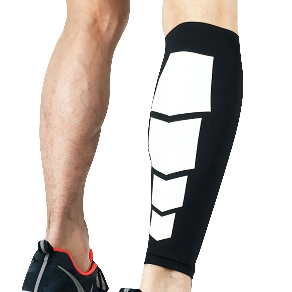 Manufactur standard Calf Bandages - Custom Logo Comfortable Polyester Soccer Calf Brace  – Senyu