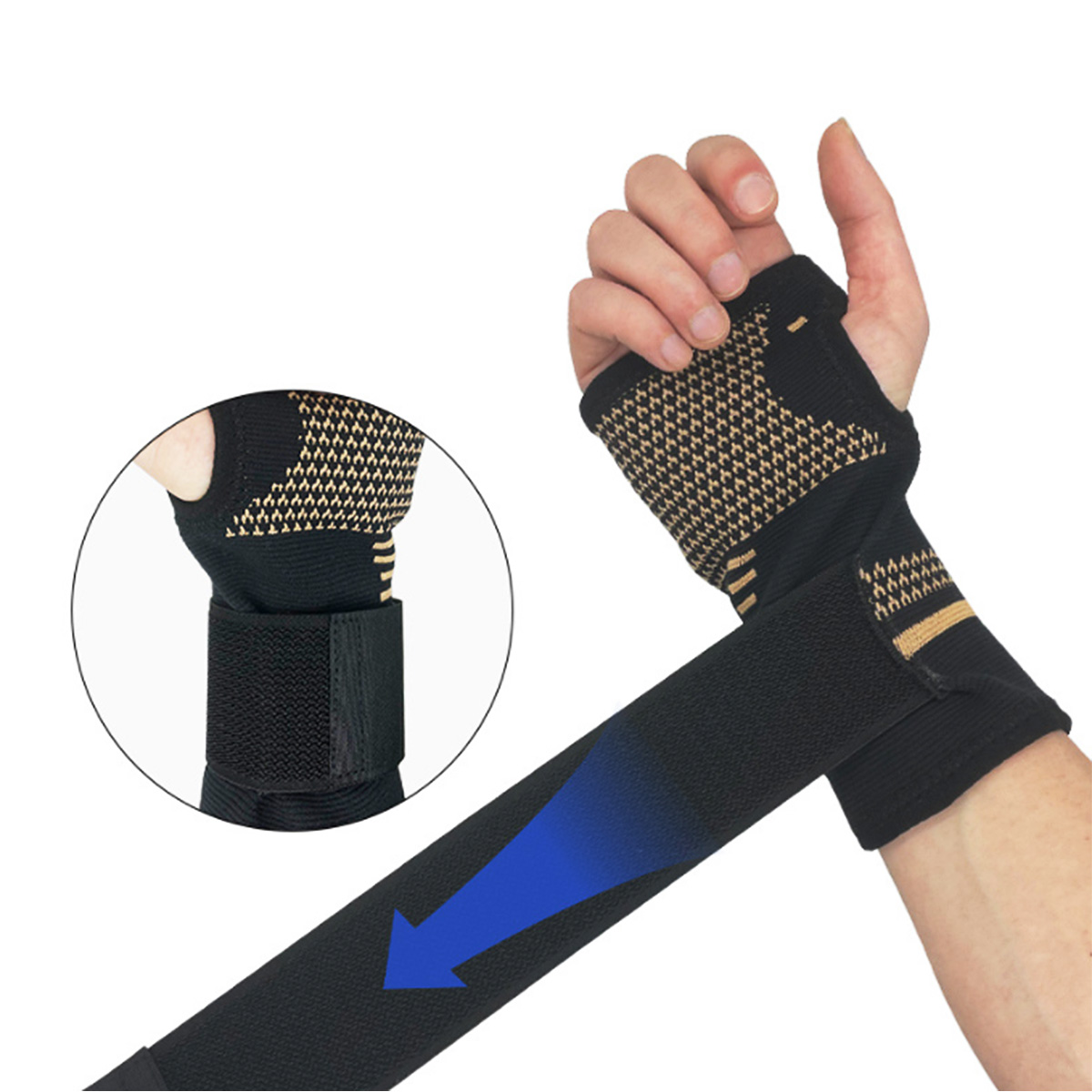 Reasonable price for Thumb And Wrist Brace - Fitness Elastic Nylon Wrist Brace With Palm Protection – Senyu