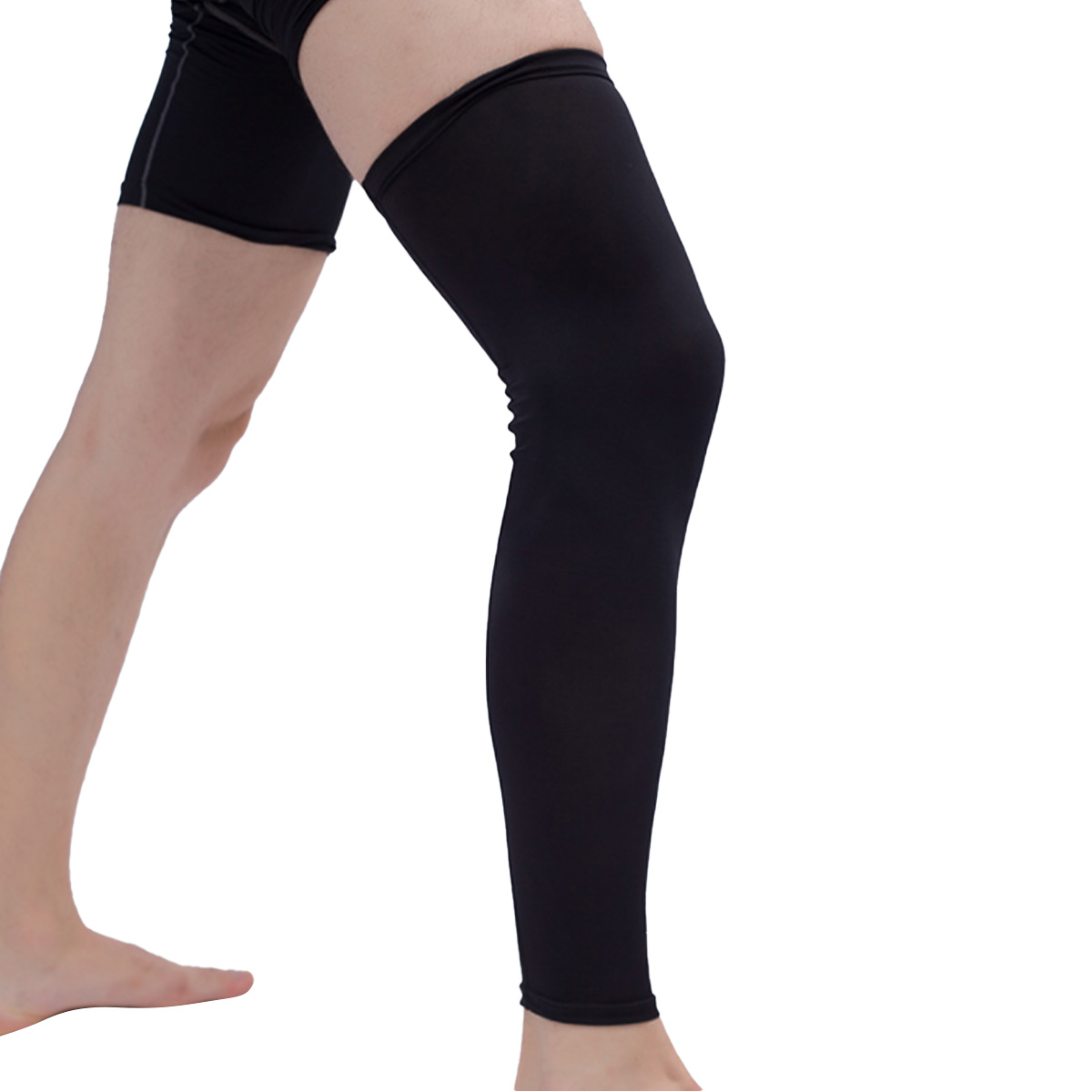 Polyester Long Sports Leg Sleeve Knee Guard