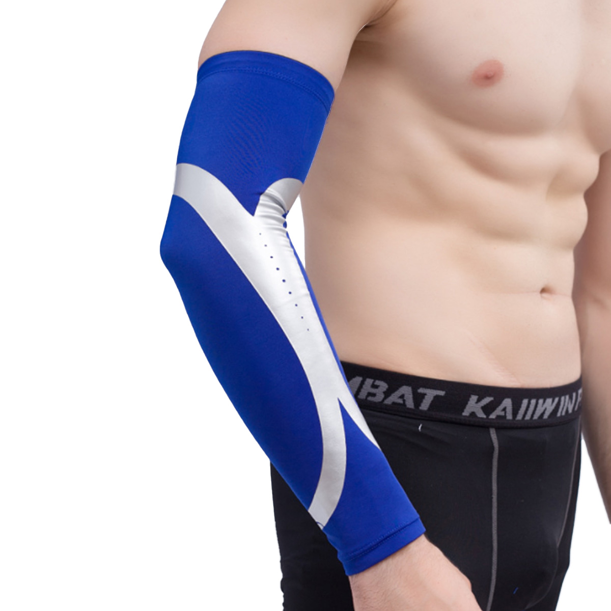 Compression Long Polyester Sport Elbow Support