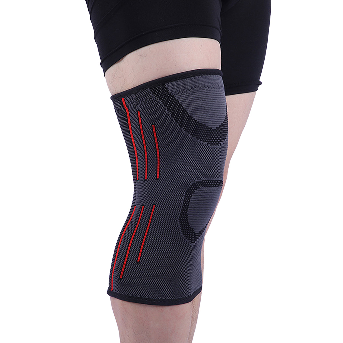 OEM Factory for Knee Sleeves For Running - Nylon Knee Joint Support Elastic Compression Kneepads – Senyu detail pictures