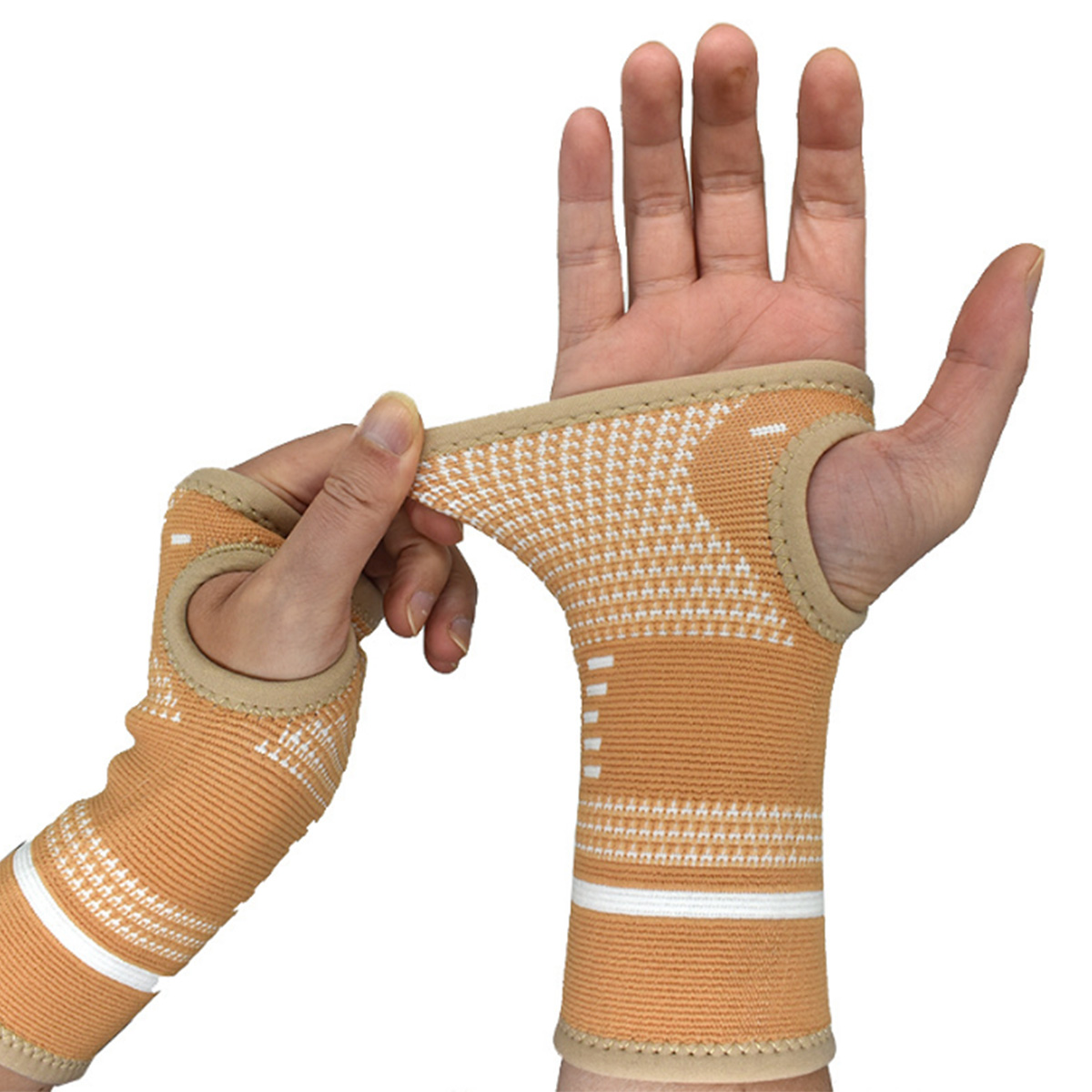 Fitness Elastic Nylon Wrist Brace With Palm Protection
